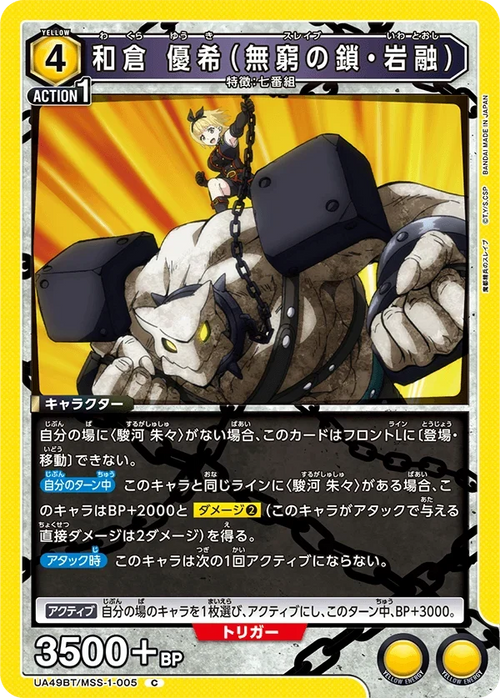 UA49BT/MSS-1-005 和倉 優希(無窮の鎖・岩融) C