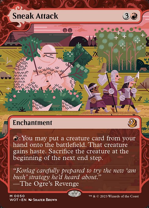 [Foil] WOT 050 Sneak Attack (0050) M