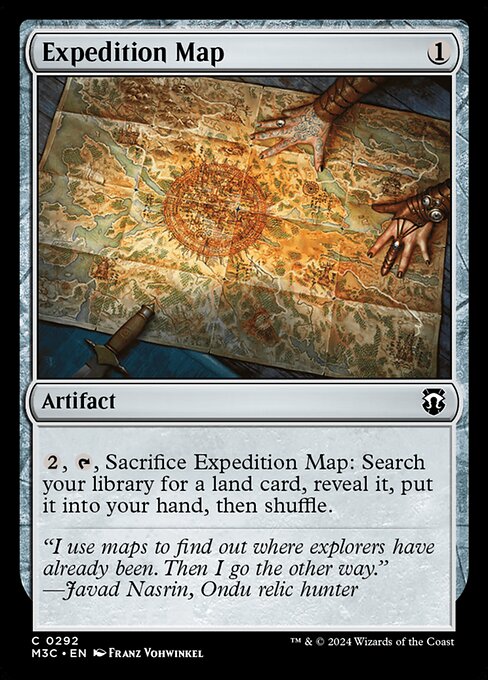 [Foil] M3C 292 Expedition Map (Ripple Foil) C