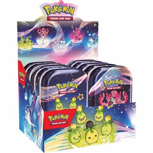 Pokemon TCG US version Scarlet &amp; Violet SV4.5 "Paldean Fates" Mini Tin Box (10 Tins per Box)