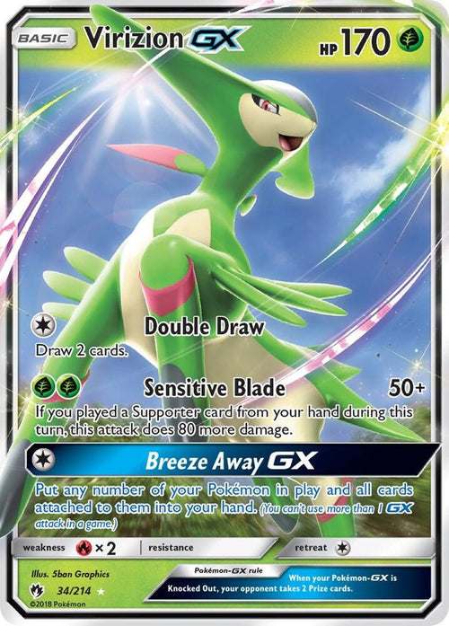 SM8 034/214 Virizion GX SR