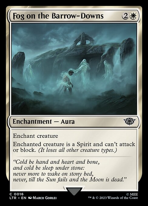 [Foil] LTR 016 Fog on the Barrow-Downs C