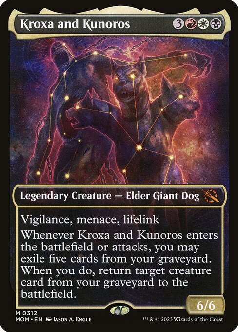 [Foil] MOM 312 Kroxa and Kunoros (0312 - Showcase) M