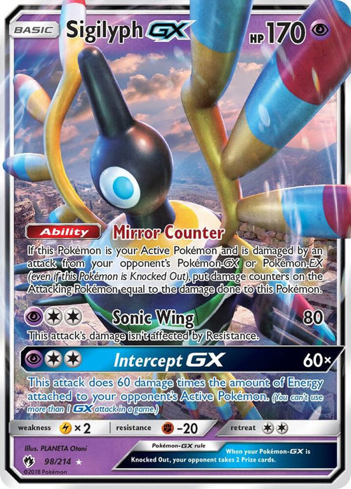 SM8 098/214 Sigilyph GX SR
