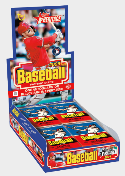 2026 Topps Heritage Baseball - Hobby Box