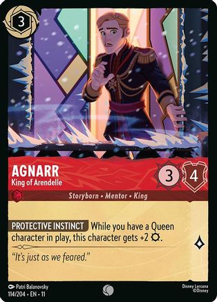 [Foil]114/204·EN·11 Agnarr - King of Arendelle C