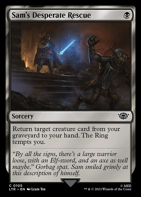 [Foil] LTR 105 Sam's Desperate Rescue C