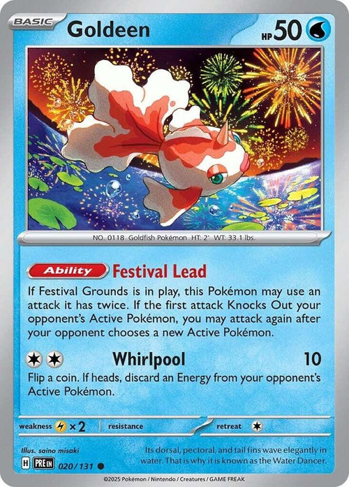 [Reverse Holo] PRE 020/131 Goldeen C
