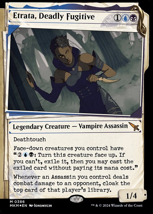 [Foil] MKM 386 Etrata, Deadly Fugitive (0386 - Invisible Ink Dossier) M