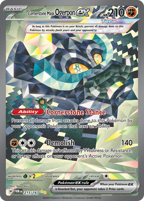TWM 215/167 Cornerstone Mask Ogerpon ex SIR