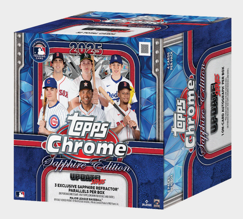 2025 Topps Chrome Baseball Update Series Sapphire Edition - Hobby Box