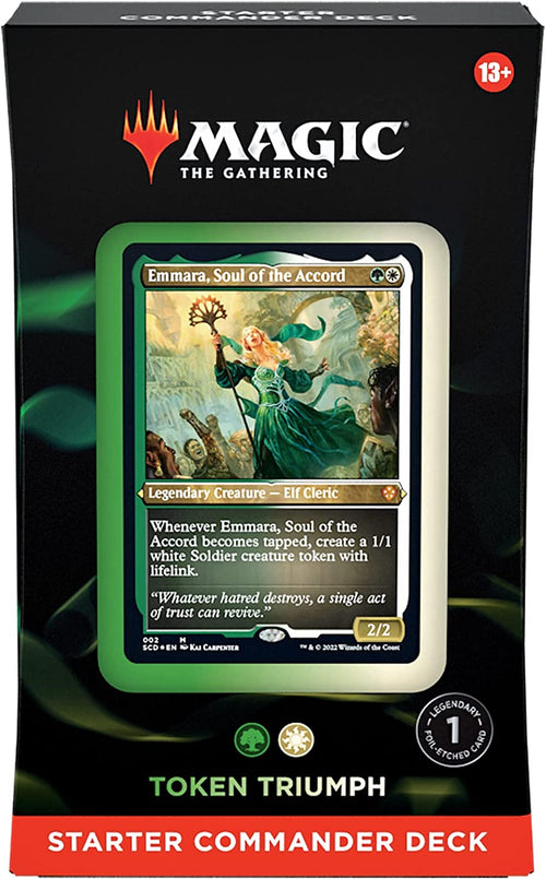 MTG Starter Commander Decks (SCD) - Token Triumph (Green-White)