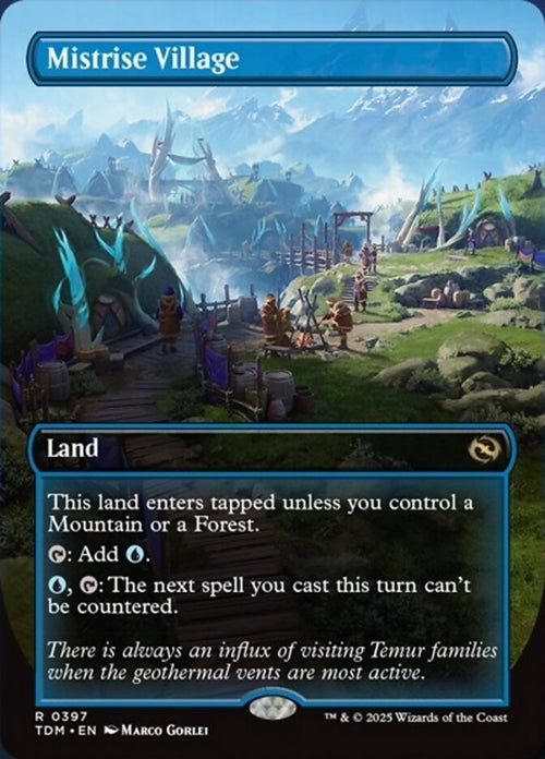 [Foil] TDM 397 Mistrise Village (0397 - Borderless) R