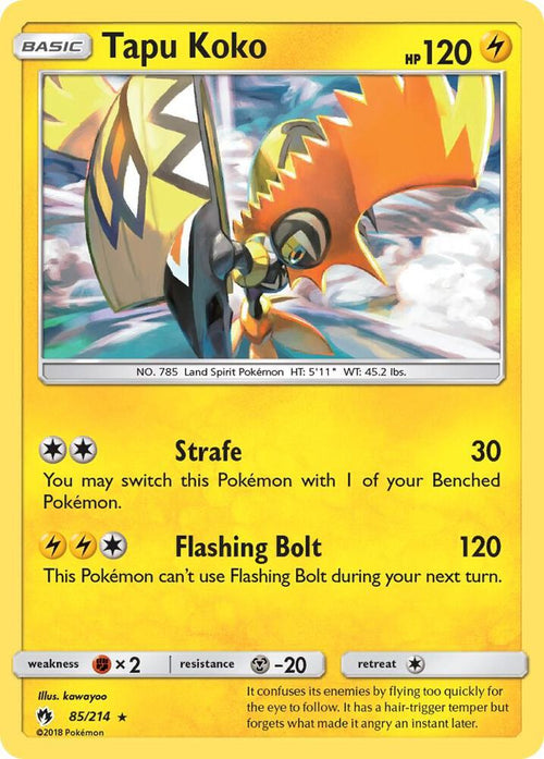 SM8 085/214 Tapu Koko RH
