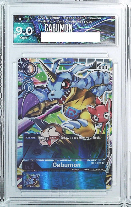 [HGA 9] 2021 Digimon Release Special Booster Dash Pack Ver 1.0 BT1-029 Gabumon R Holo