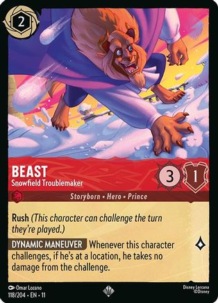 118/204·EN·11 Beast - Snowfield Troublemaker SR