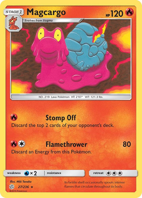 [Reverse Holo] SM12 027/236 Magcargo R