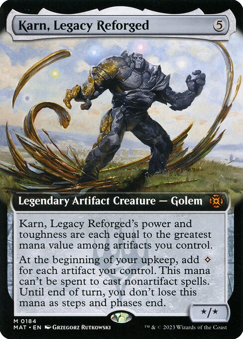 MAT 184 Karn, Legacy Reforged (Extended Art) M