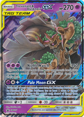 PROMO SM217 Trevenant & Dusknoir GX