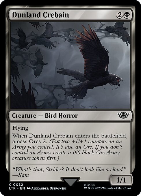 [Foil] LTR 082 Dunland Crebain C