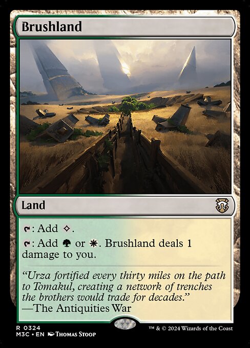 [Foil] M3C 324 Brushland (Ripple Foil) R