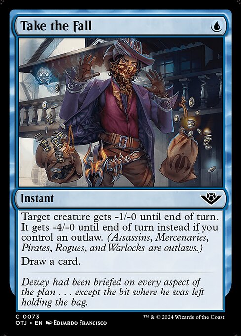 [Foil] OTJ 073 Take the Fall C
