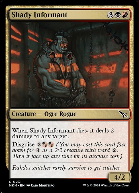 [Foil] MKM 231 Shady Informant C