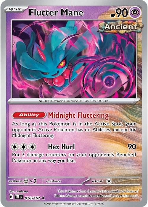 [Reverse Holo] TEF 078/162 Flutter Mane R