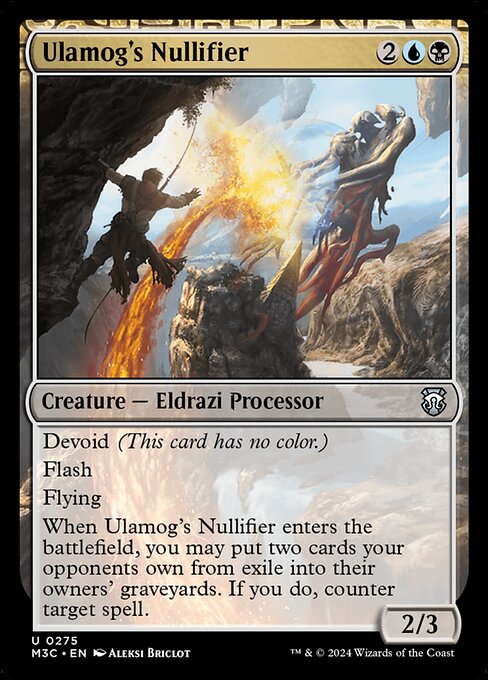 [Foil] M3C 275 Ulamog's Nullifier (Ripple Foil) U