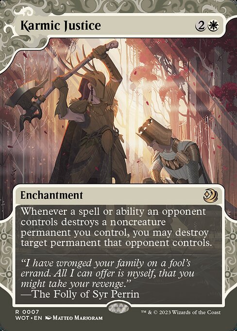 [Foil] WOT 007 Karmic Justice (0007) R