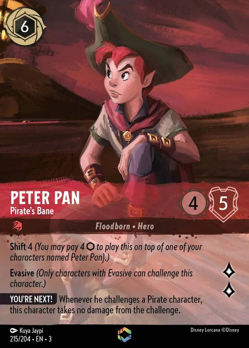 215/204·EN·3 Peter Pan - Pirate's Bane E
