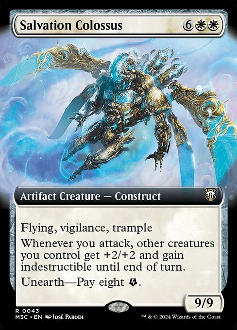 [Foil] M3C 043 Salvation Colossus (0043 - Extended Art Ripple Foil) R