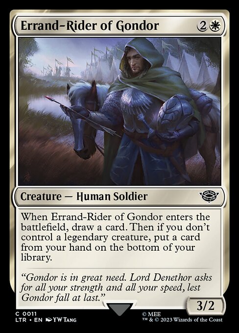 [Foil] LTR 011 Errand-Rider of Gondor C