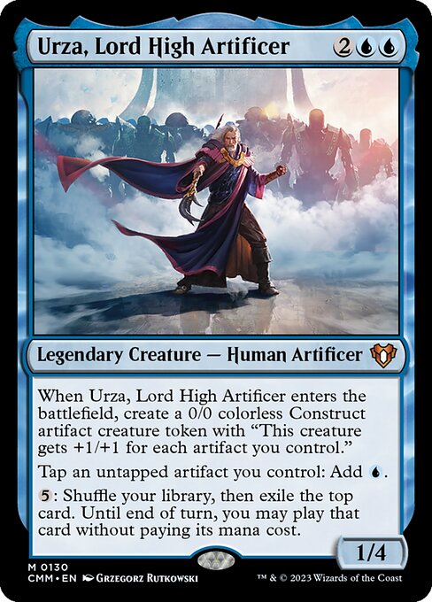CMM 130 Urza, Lord High Artificer M