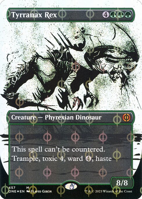 [Foil] ONE 457 Tyrranax Rex (457 - Step-and-compleat) M
