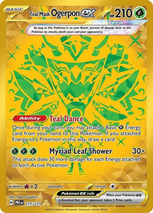 PRE 177/131 Teal Mask Ogerpon ex UR
