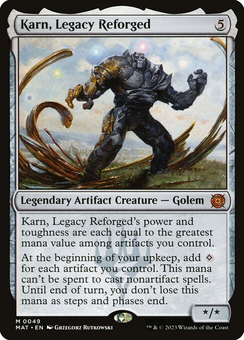 [Foil] MAT 049 Karn, Legacy Reforged M