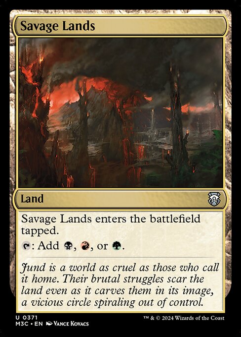 [Foil] M3C 371 Savage Lands (Ripple Foil) U