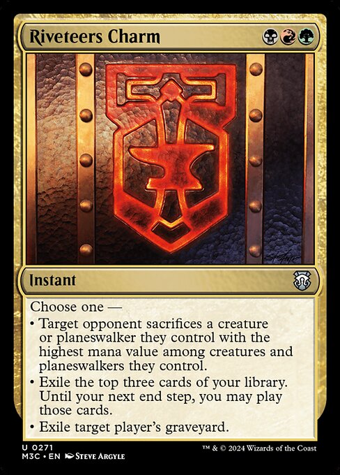 [Foil] M3C 271 Riveteers Charm (Ripple Foil) U