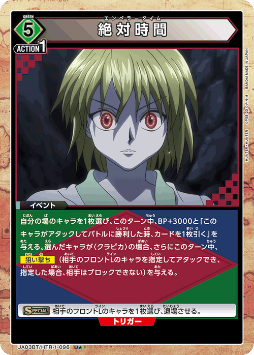 UA03BT/HTR-1-096 Absolute Time U★