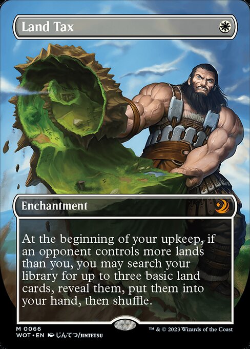 [Foil] WOT 066 Land Tax (0066 - Anime) M