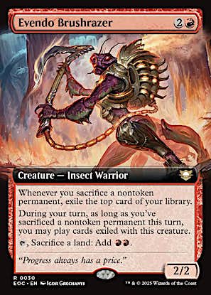 EOC 030 Evendo Brushrazer (0030 - Extended Art) R