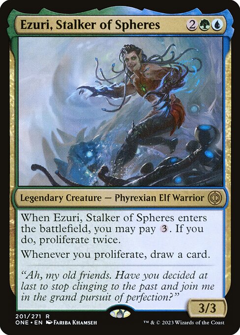 [Foil] ONE 201 Ezuri, Stalker of Spheres R
