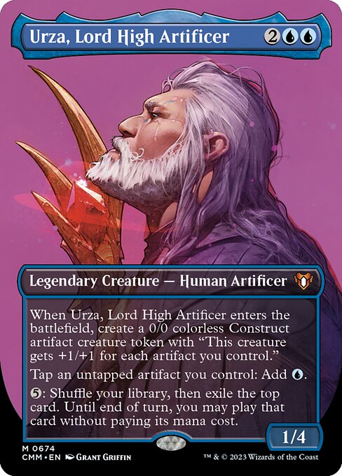 CMM 674 Urza, Lord High Artificer (Borderless) M