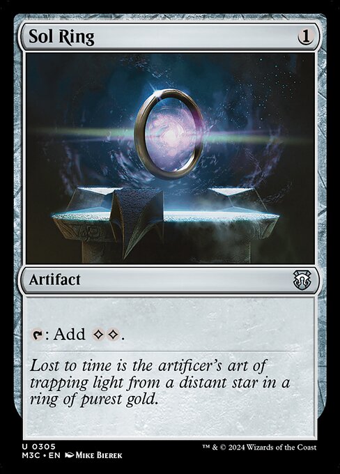 [Foil] M3C 305 Sol Ring (Ripple Foil) U