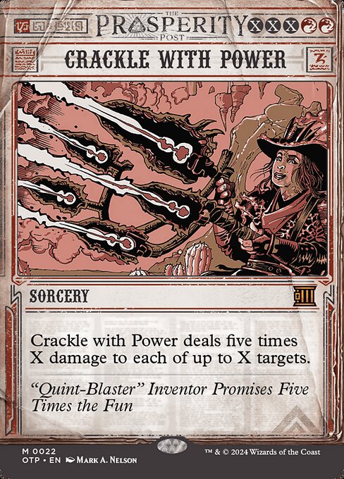 [Foil] OTP 022 Crackle with Power (0022 - Showcase) M