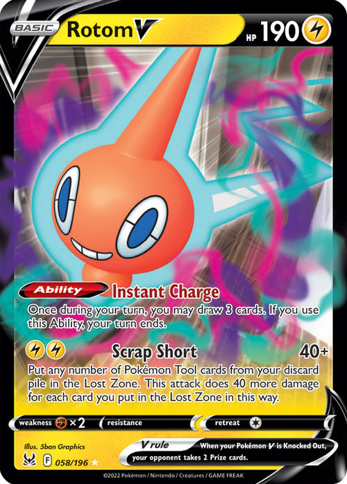 SS11 058/196 RotomV UR