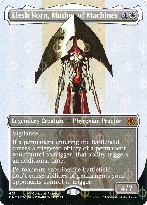 [Foil] ONE 421 Elesh Norn, Mother of Machines (421 - Step-and-compleat) M