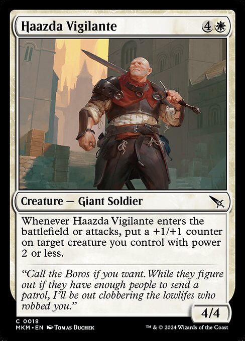 [Foil] MKM 018 Haazda Vigilante C