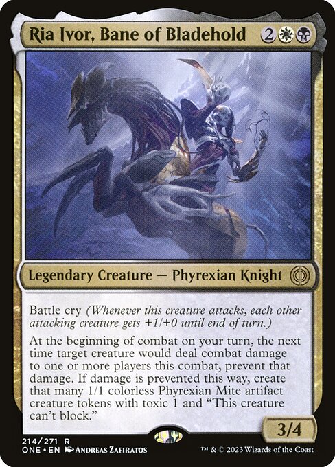 [Foil] ONE 214 Ria Ivor, Bane of Bladehold R